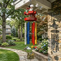 Snoopy 75th Anniversary Flying Ace Wind Chime